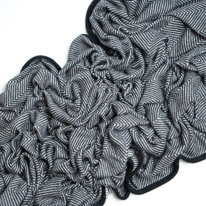 Luxury Cashmere Throw Blanket | Charcoal