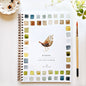 Birds watercolor workbook