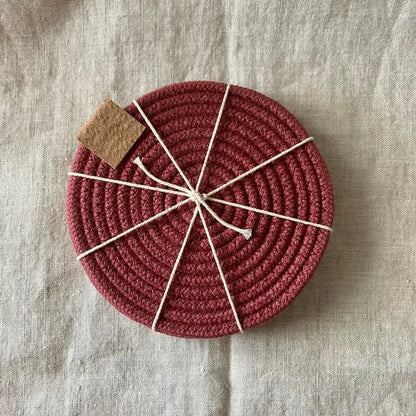 Cranberry Rope Coasters