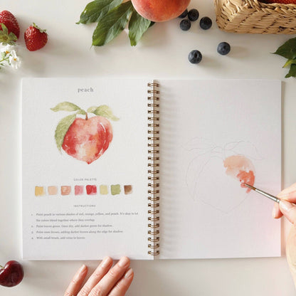 Fruit Watercolour Workbook by Emily Lex