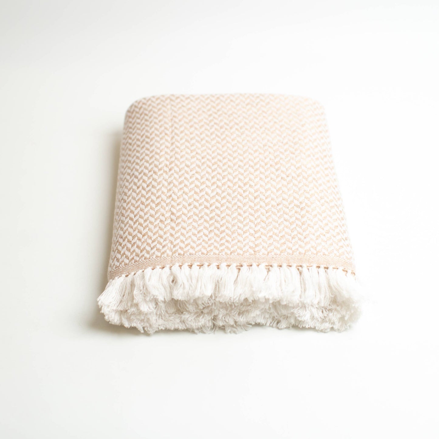 Cashmere Throw Blanket | Cream