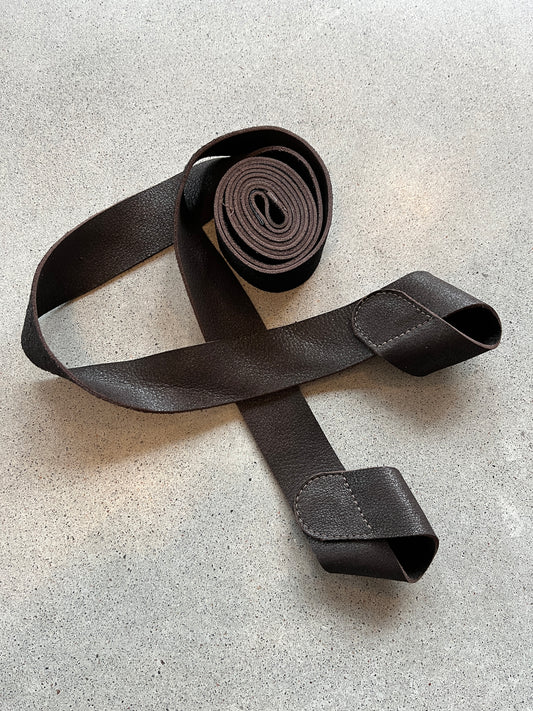 Thick Leather Carrying Strap | Espresso