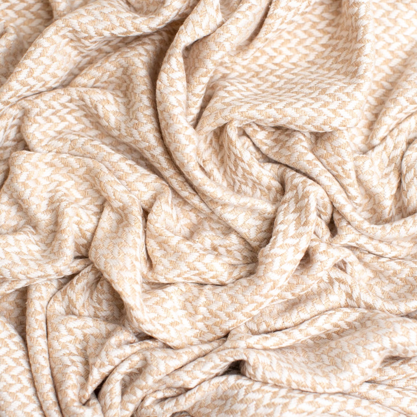 Luxury Cashmere Throw Blanket | Cream