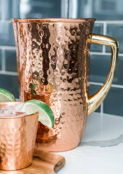 Hammered Copper Pitcher