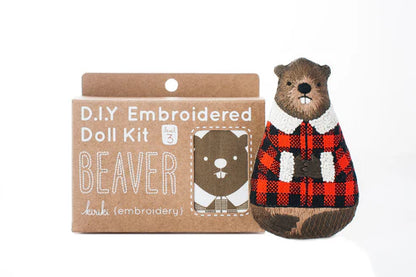 Beaver | Embroidery Doll Kit (Level 3)