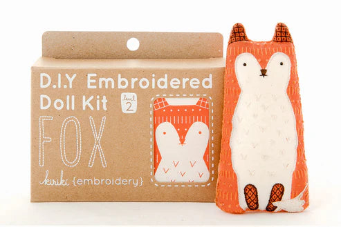 Fox | Embroidery Doll Kit (Level 2)