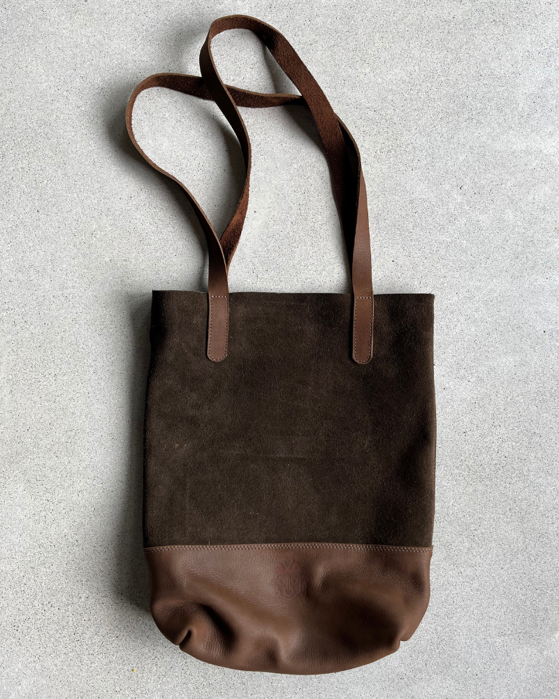 Muskoka Tote – Handmade Leather Bag | Chocolate Brown