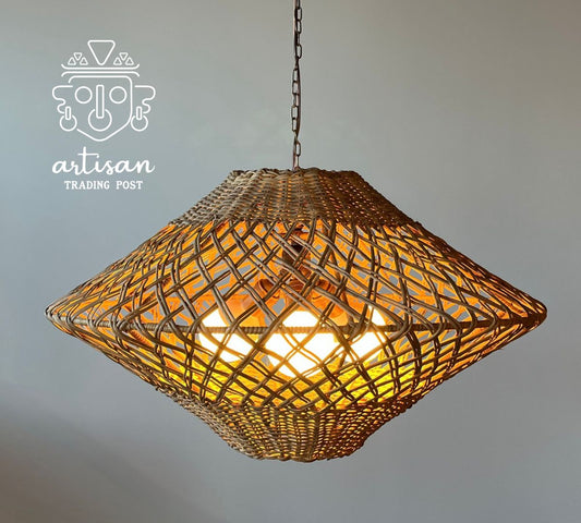 Handwoven Chandelier | Diamond