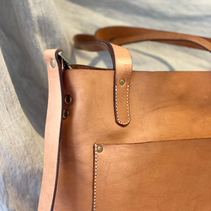 Marina Tote | Dual Strap Leather Handbag