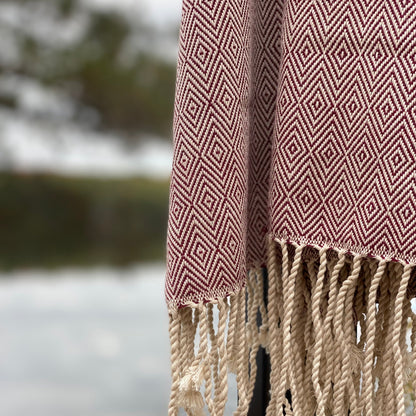 Muskoka Wrap | Handwoven Cotton | Bala Berry