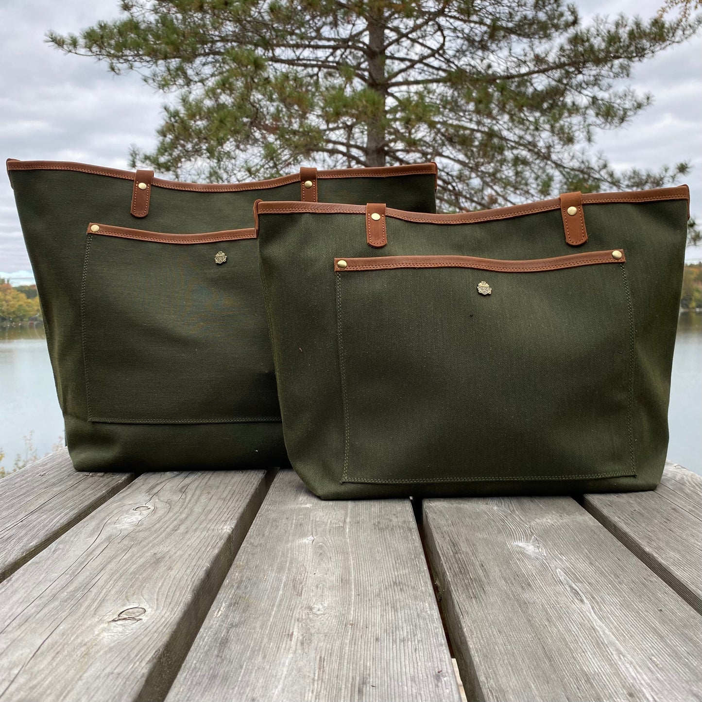 Muskoka Boat Tote | Deep Green